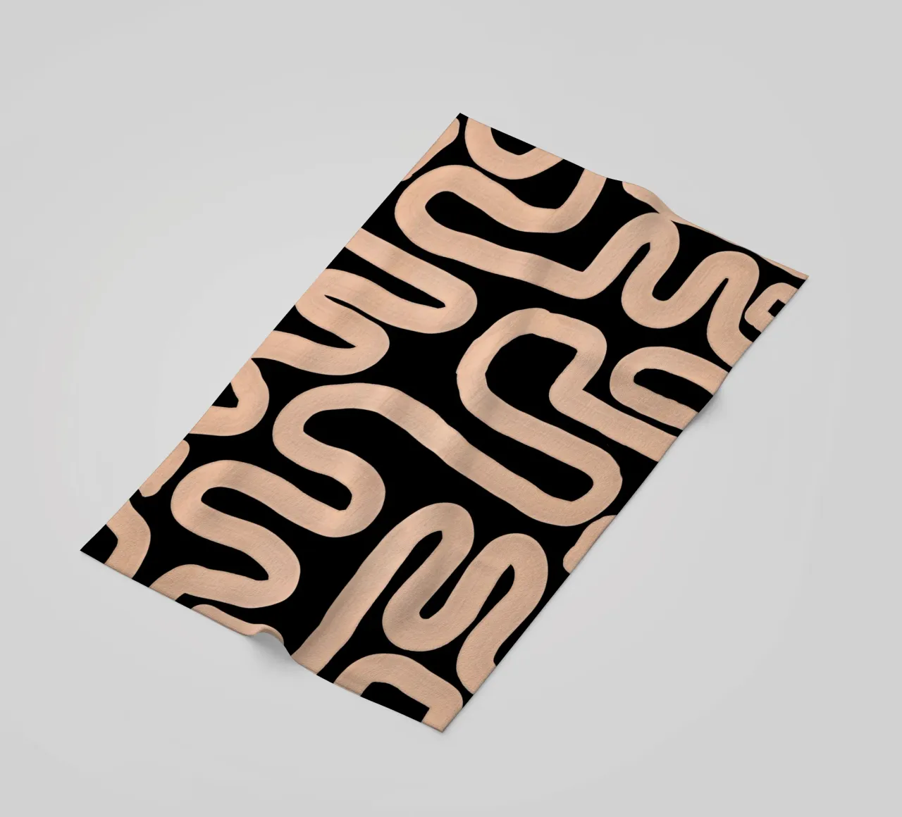 Studio della forma della linea telo mare da LeaDArt