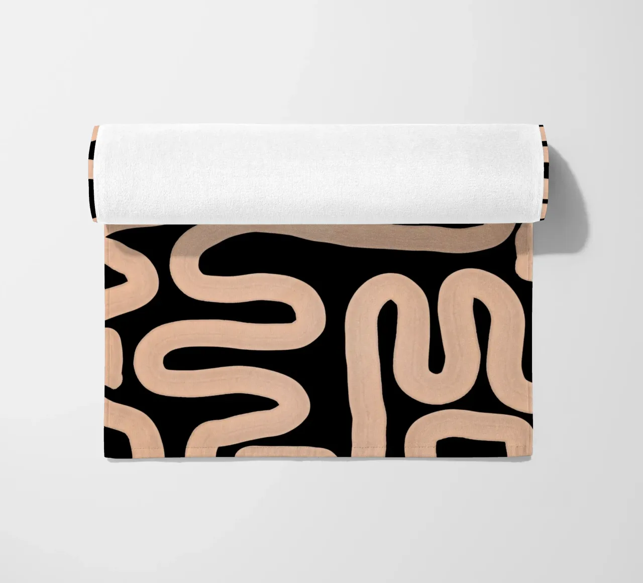 Studio della forma della linea telo mare da LeaDArt