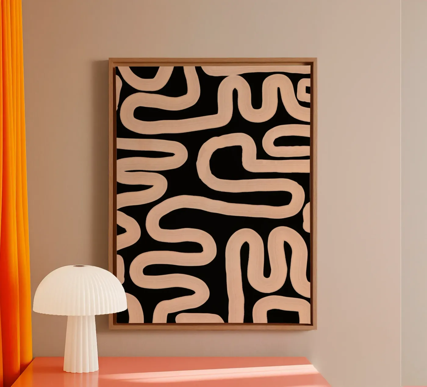 Studio della forma della linea tela da LeaDArt