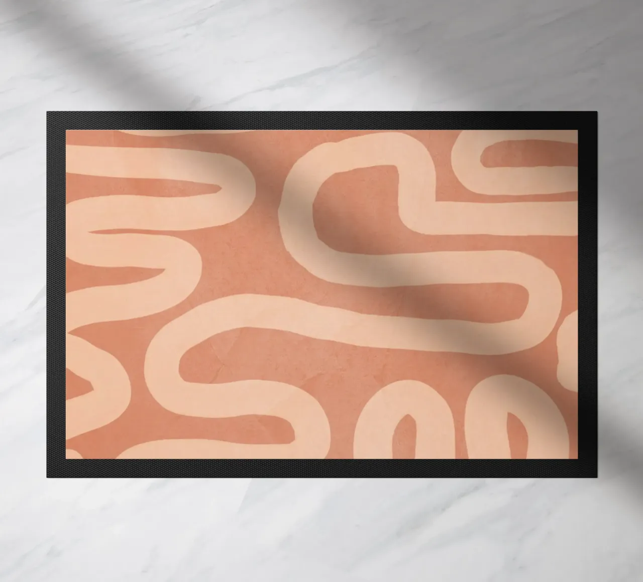 Line Form Study doormat by LeaDArt