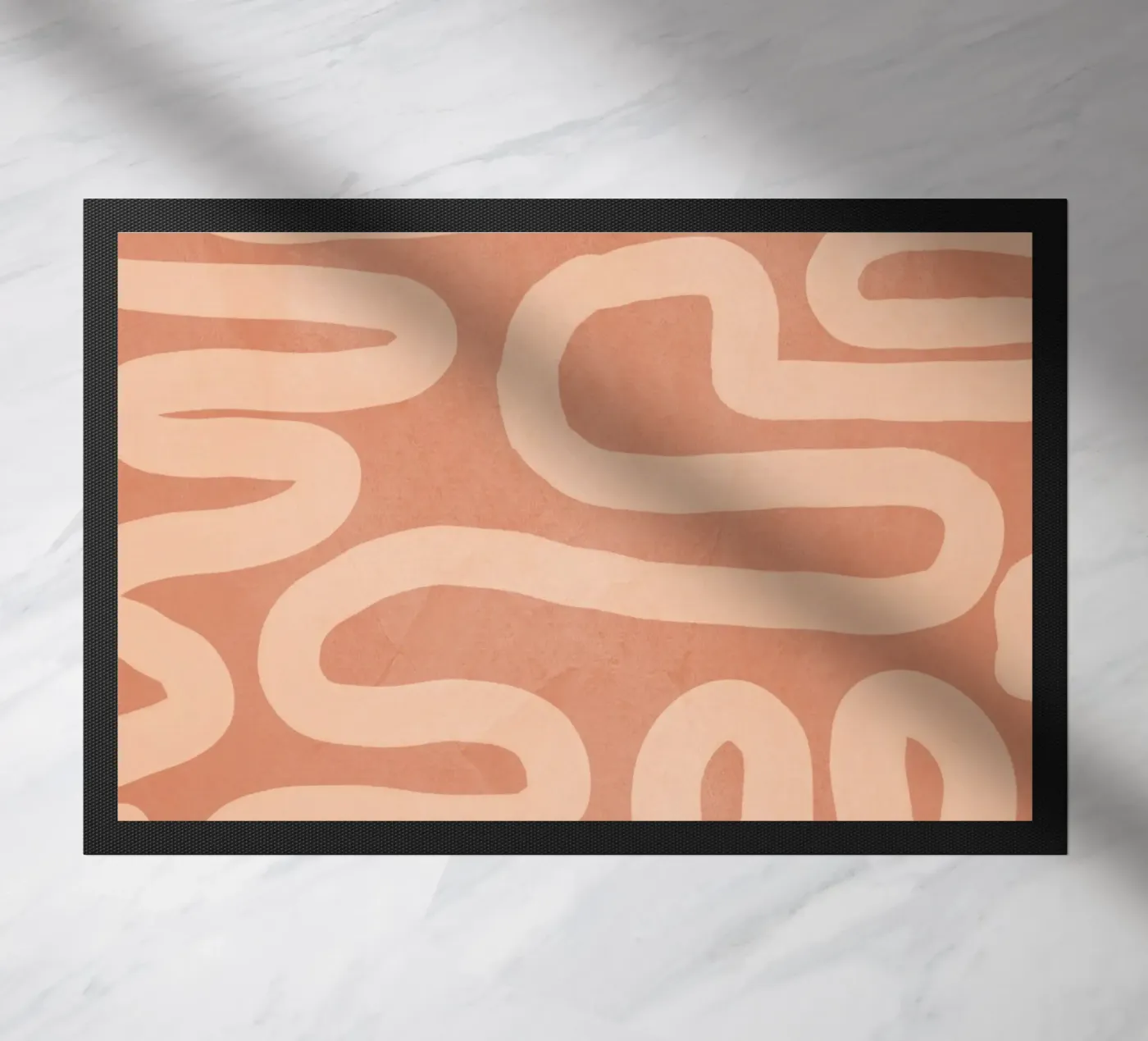 Line Form Study Fußmatte von LeaDArt