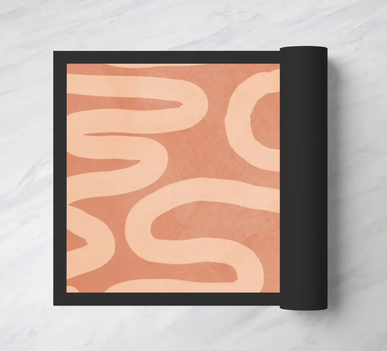 Line Form Study doormat by LeaDArt