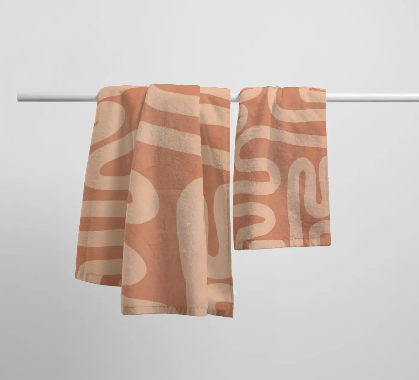 Line Form Study towel by LeaDArt