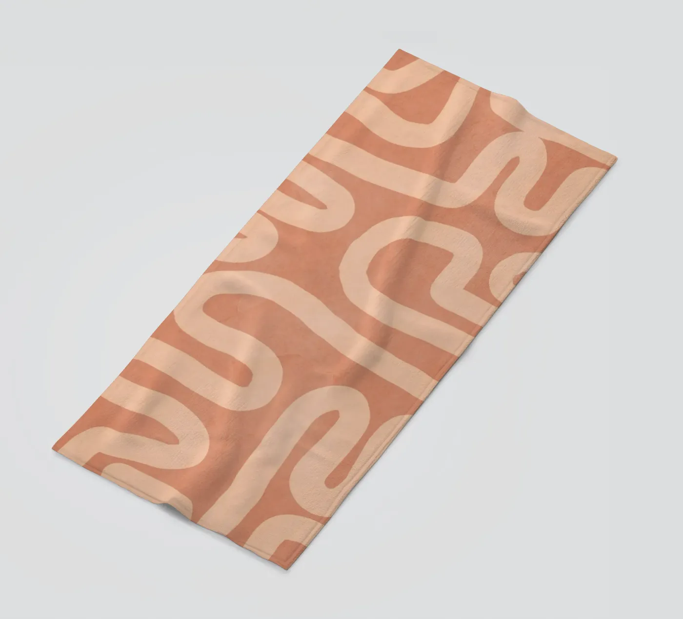 Étude de la forme des lignes serviette de plage de LeaDArt