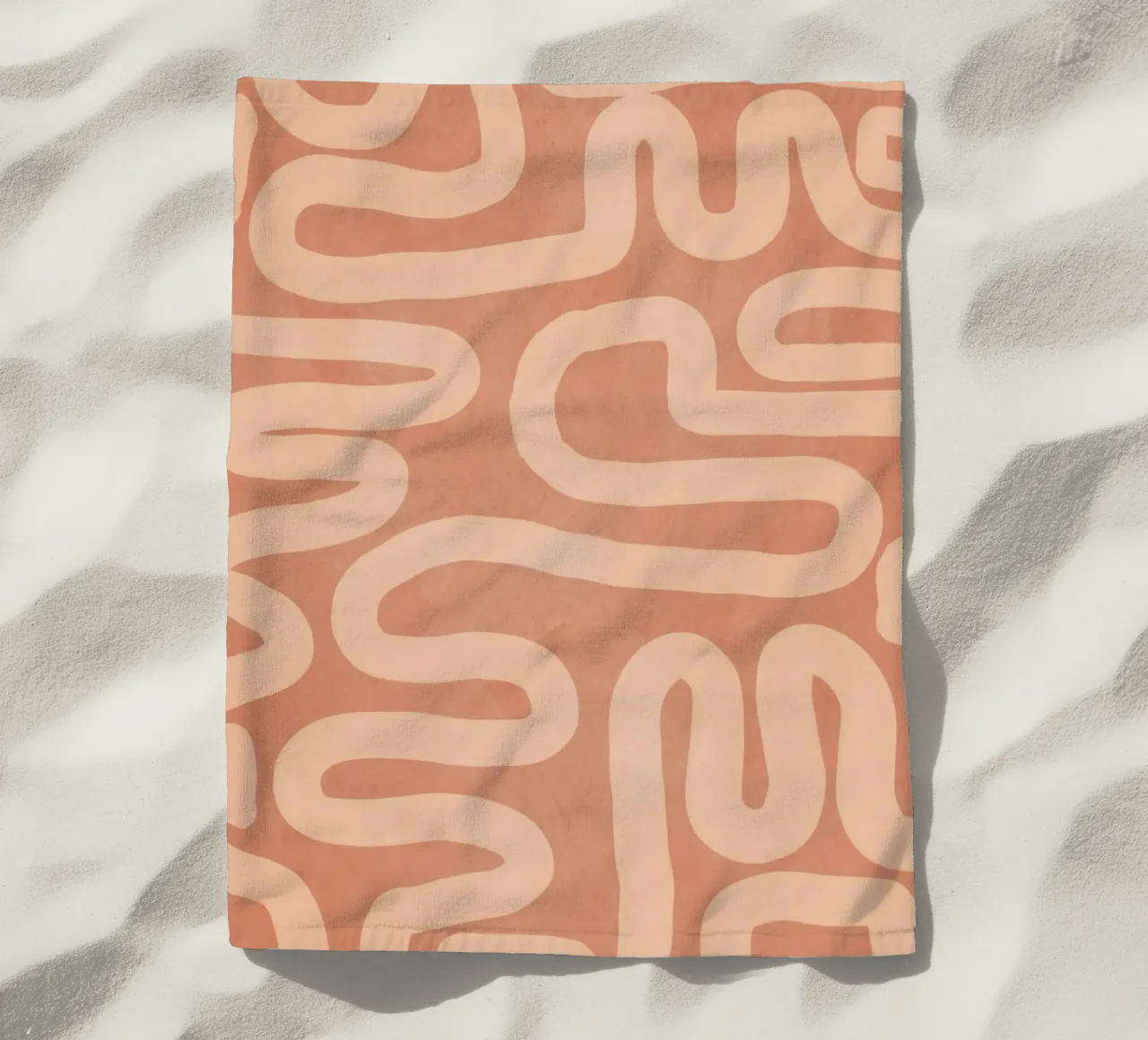 Studio della forma della linea telo mare da LeaDArt