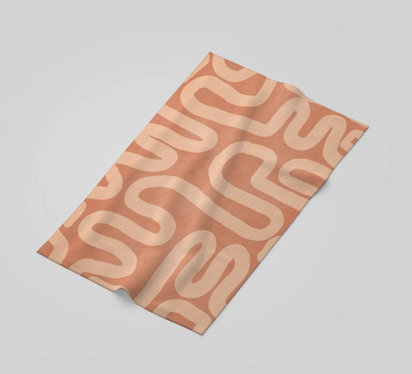 Étude de la forme des lignes serviette de plage de LeaDArt