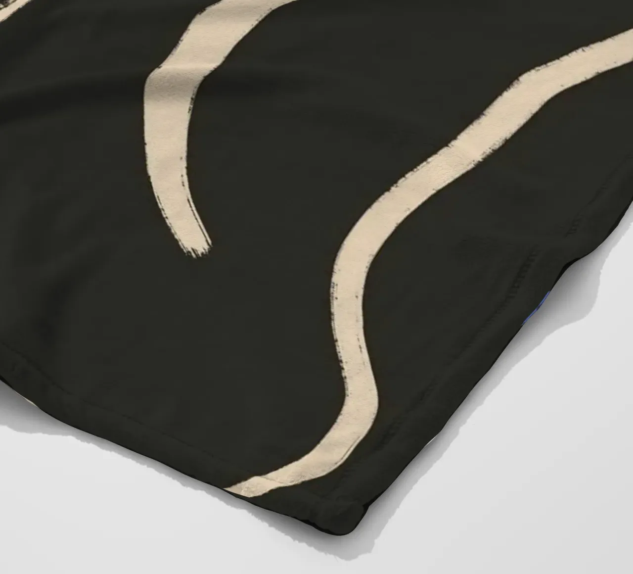 Donna in linee colorate coperta in pile da LeaDArt