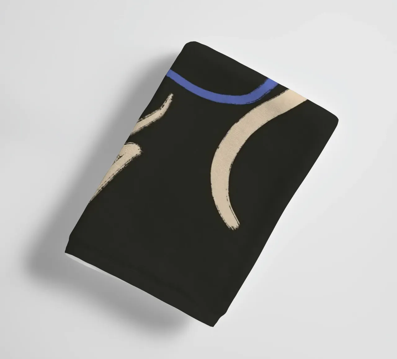 Donna in linee colorate asciugamano da bagno da LeaDArt