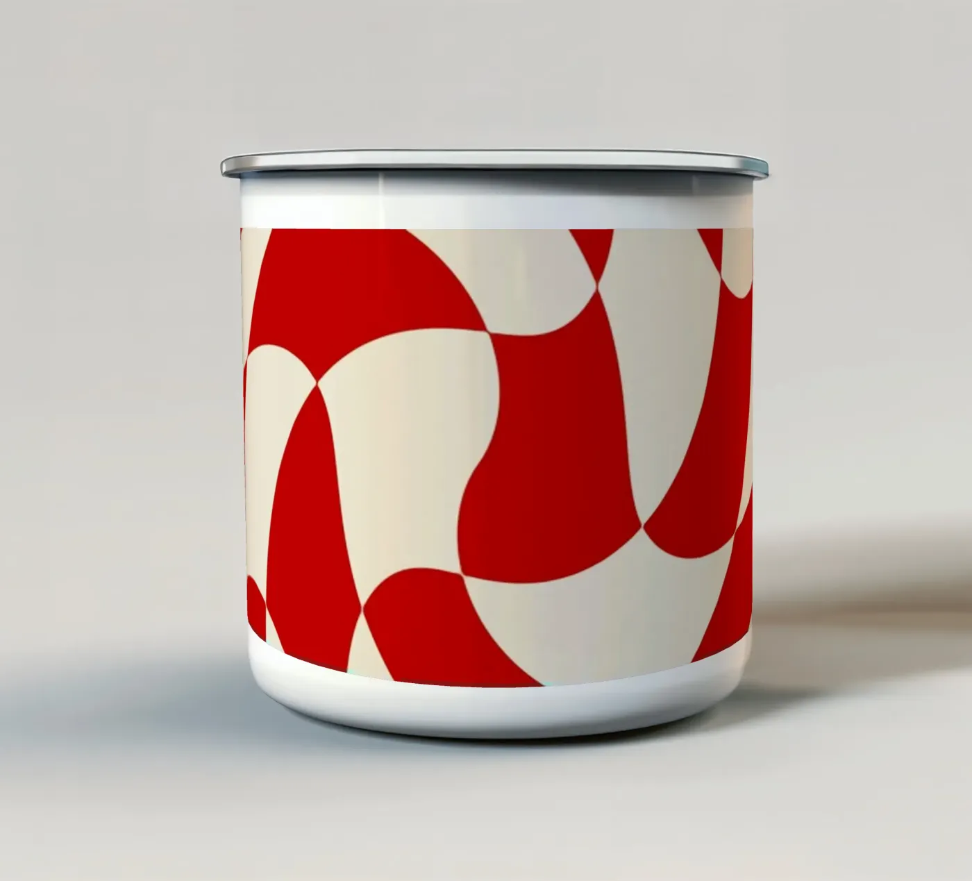 Control emaille mok van Galaxy Eyes