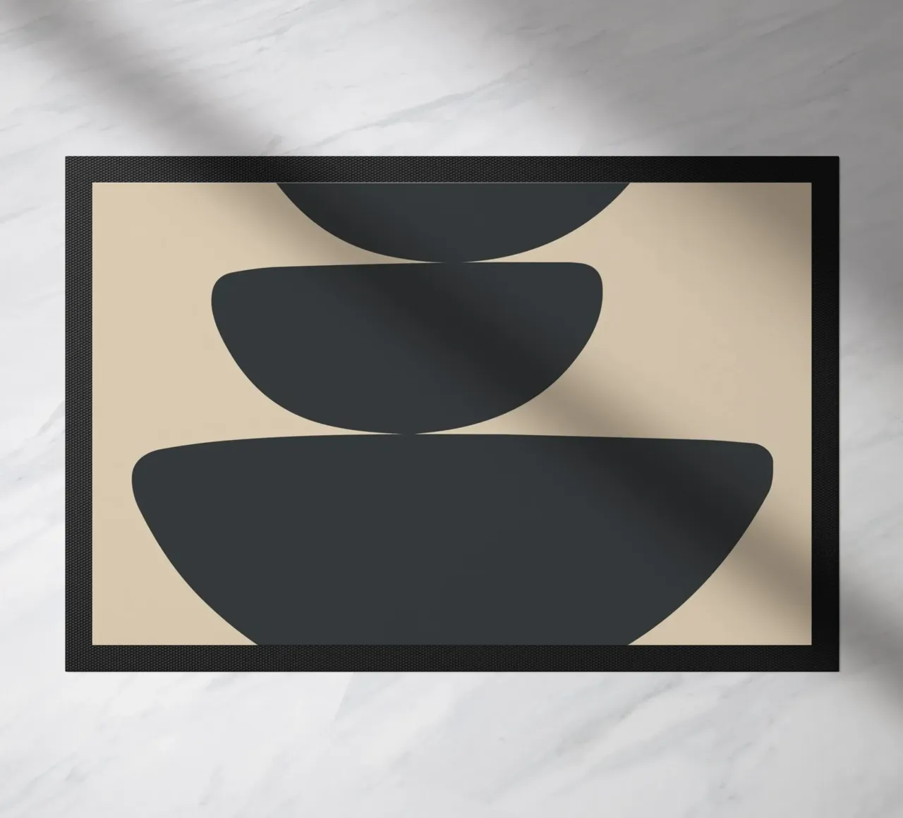 Shape Balance doormat by LeaDArt