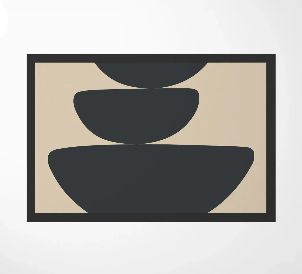 Shape Balance doormat by LeaDArt