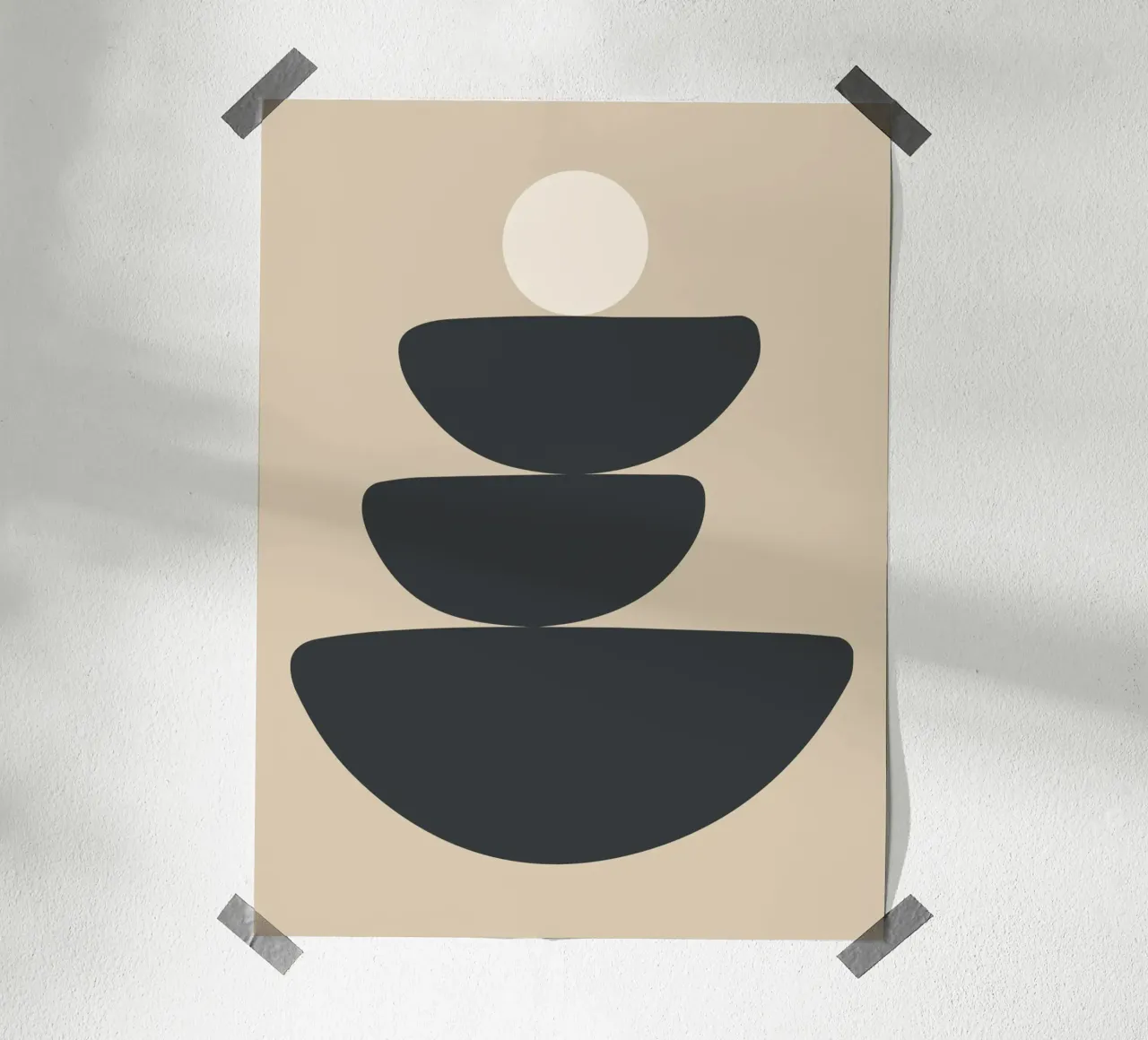 Shape Balance poster by LeaDArt