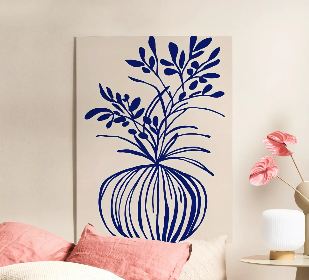 Blu botanico plexiglass da Haleigh