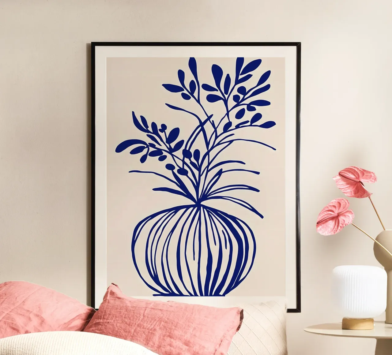 Blu botanico carta hahnemühle da Haleigh