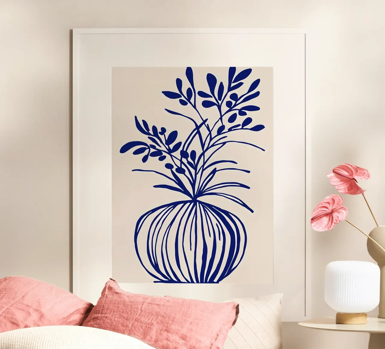 Blu botanico carta hahnemühle da Haleigh