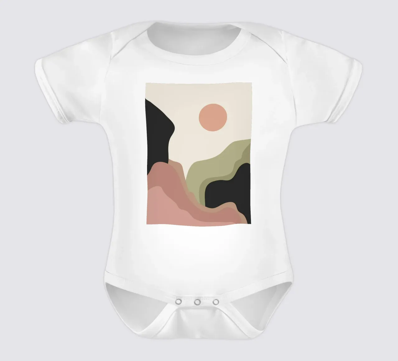 Dove si incontrano le morbide colline body neonato maniche corte da LeaDArt