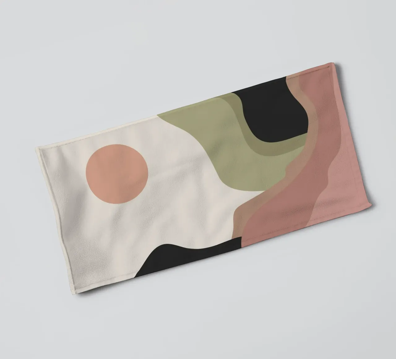 Dove si incontrano le morbide colline asciugamano da bagno da LeaDArt