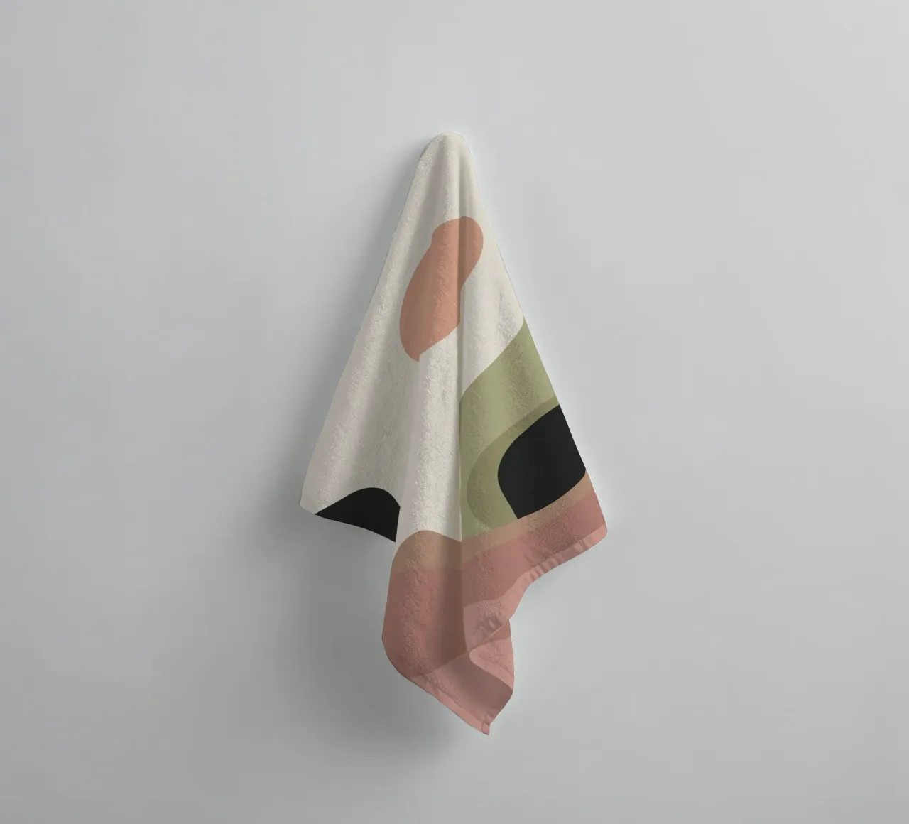 Dove si incontrano le morbide colline asciugamano da bagno da LeaDArt