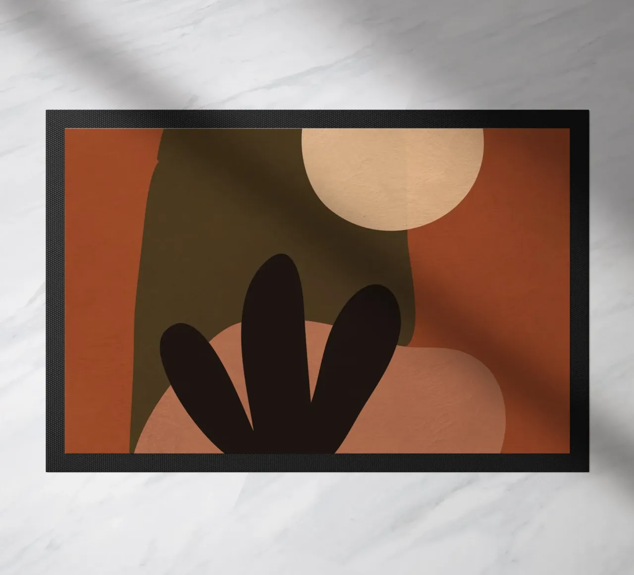 Terracotta Flow Fußmatte von LeaDArt