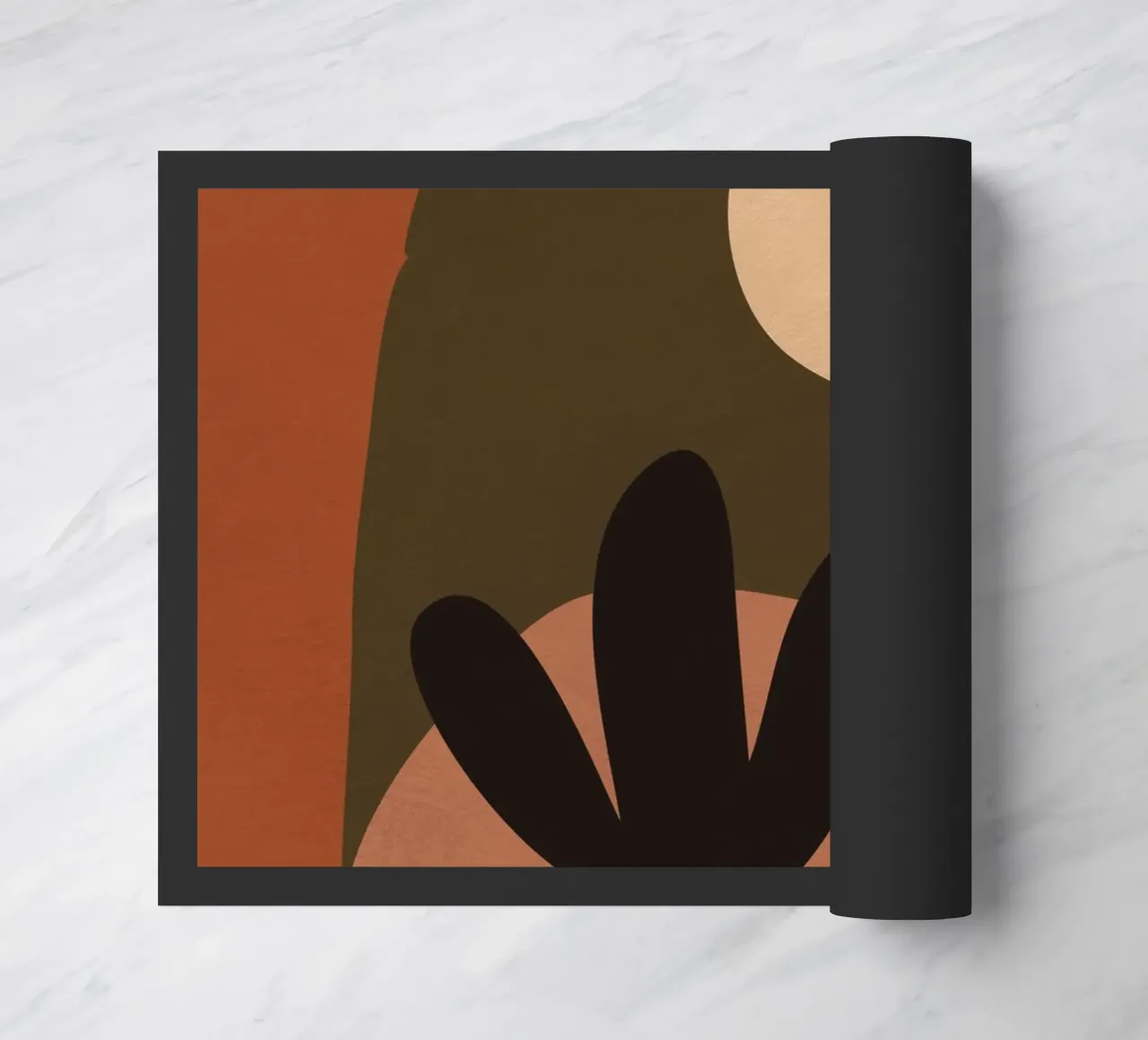 Terracotta Flow Fußmatte von LeaDArt