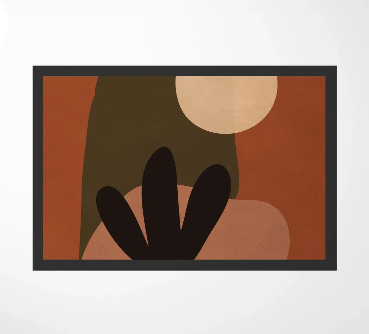 Terracotta Flow Fußmatte von LeaDArt