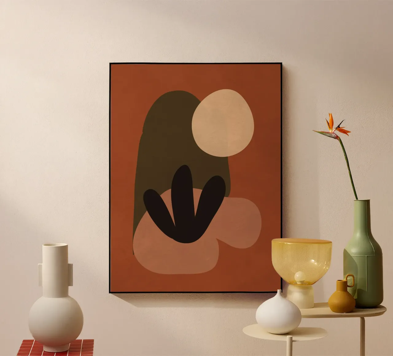 Terracotta Flow plexiglass da LeaDArt