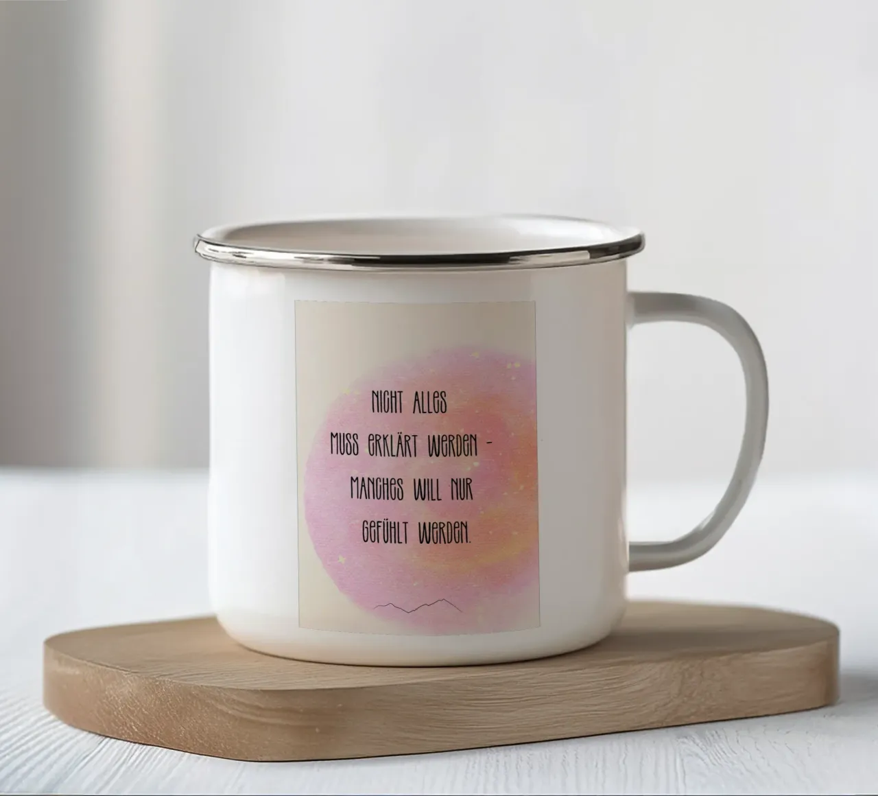 Gefühlt tazza in smalto da AESTHETIC VIBES by Isabel
