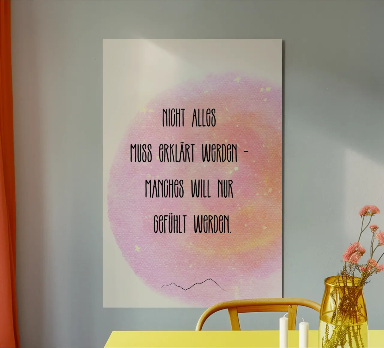 Gefühlt alluminio dibond da AESTHETIC VIBES by Isabel