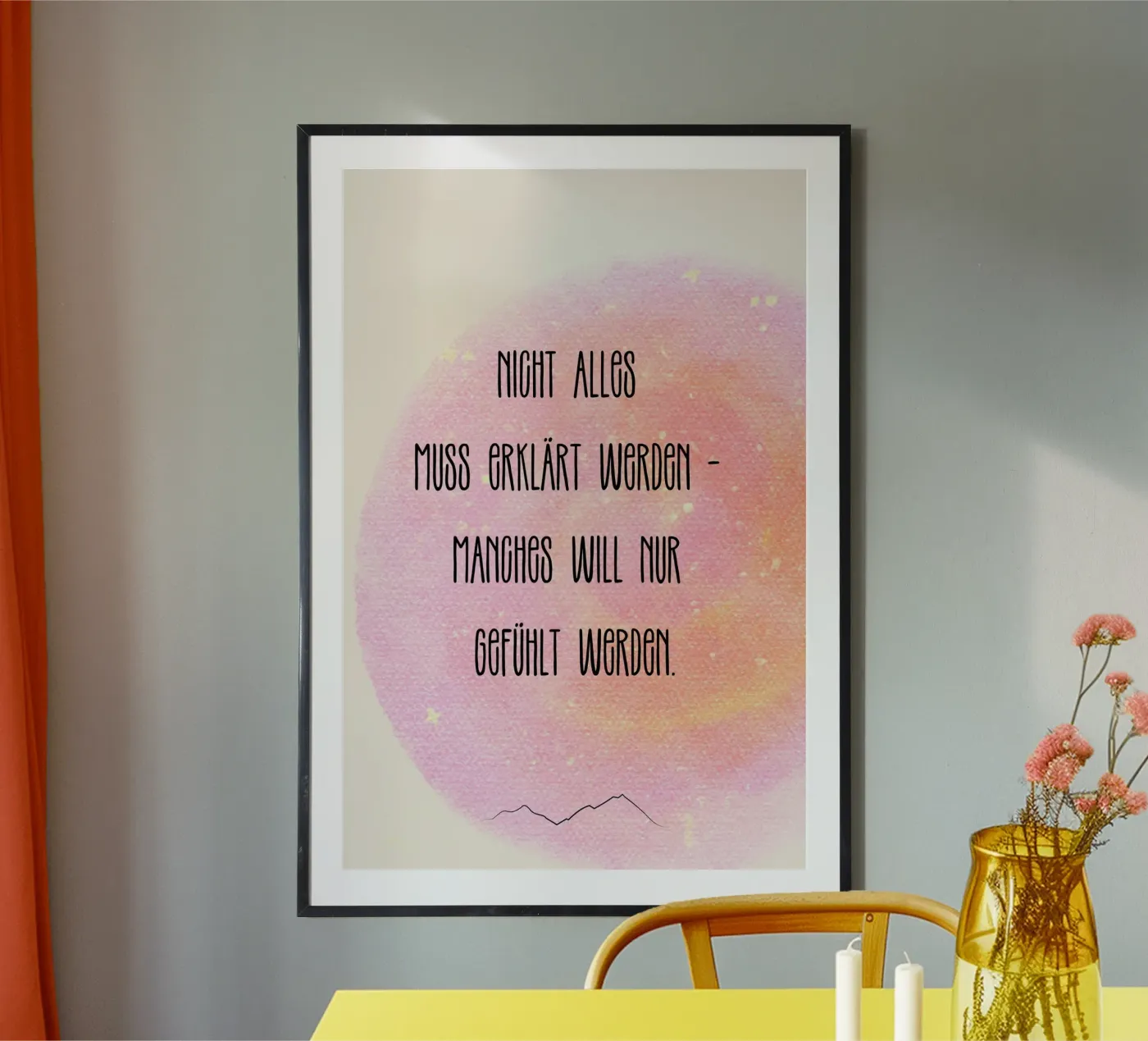 Gefühlt poster by isabels_wunderwelt_digital_art