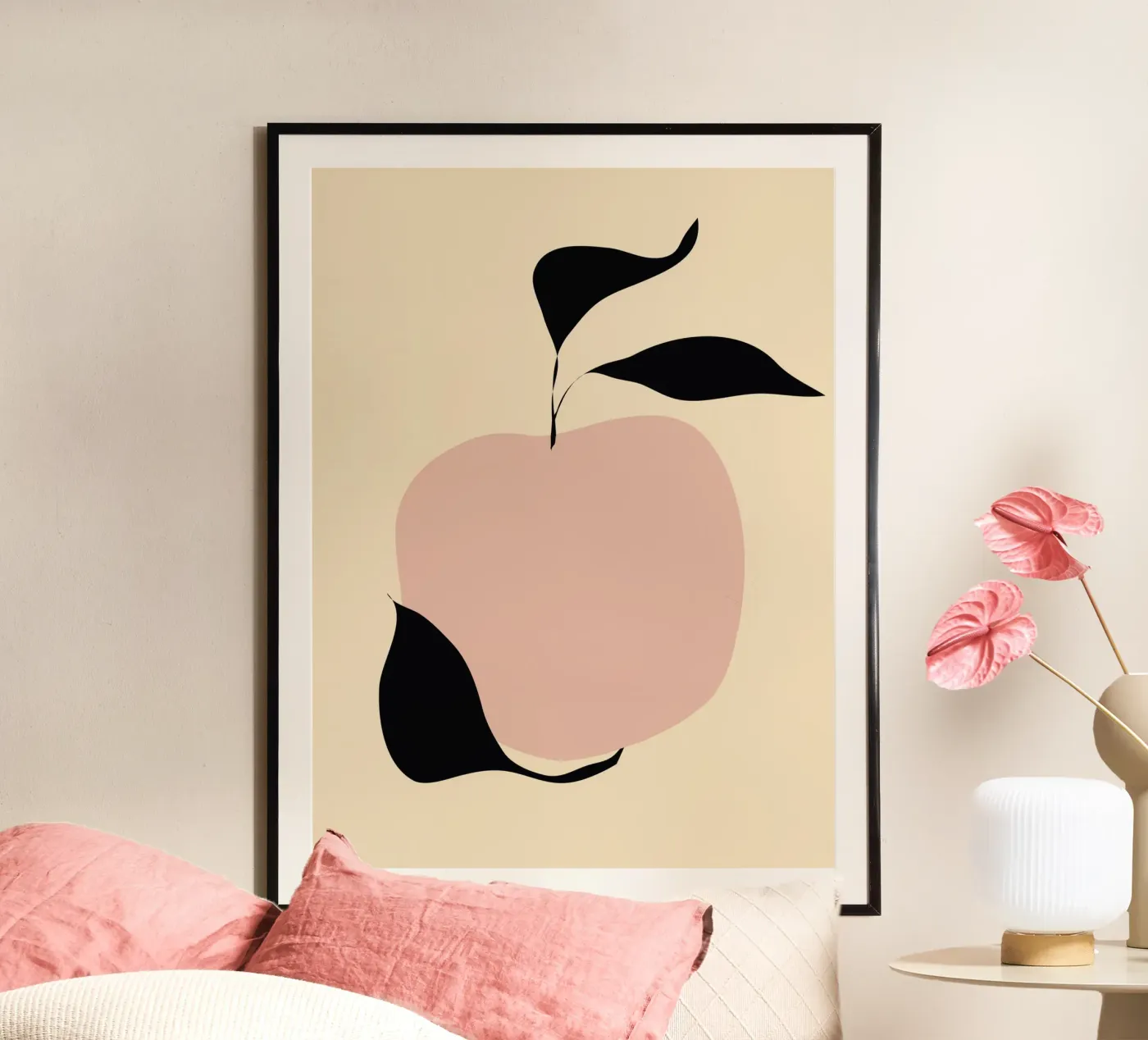 Blush appel poster van LeaDArt