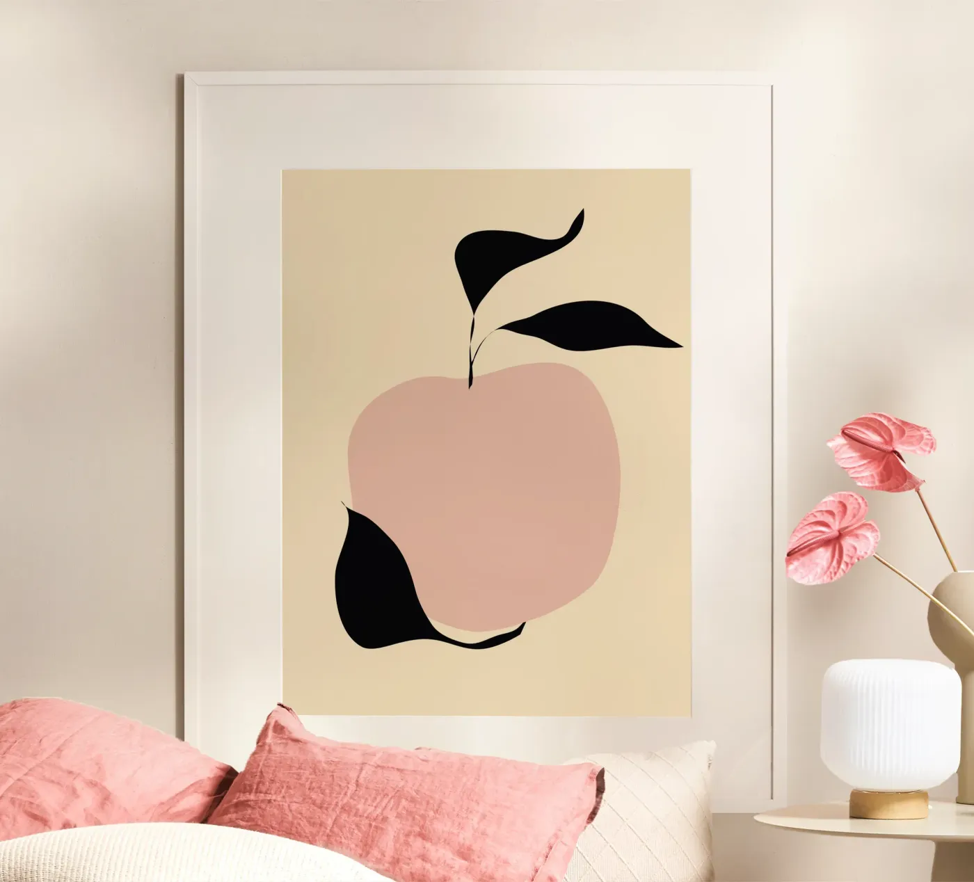 Blush appel poster van LeaDArt