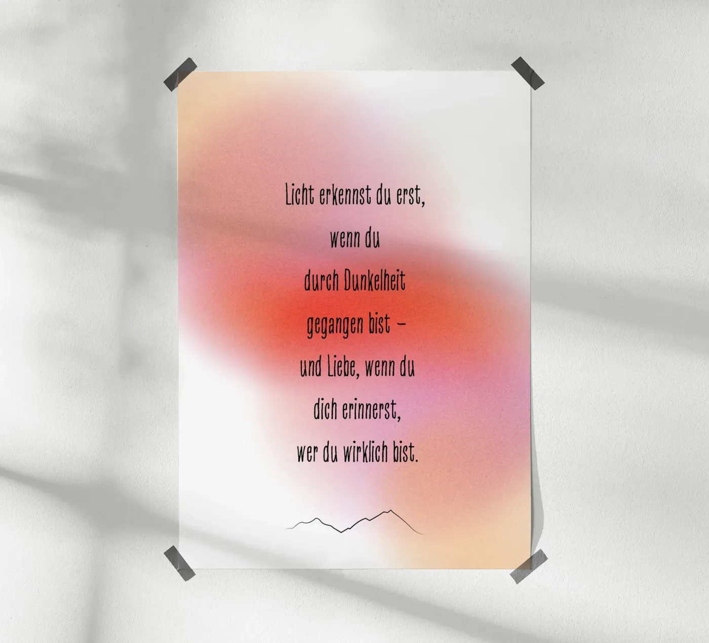 Licht poster da isabels_wunderwelt_digital_art