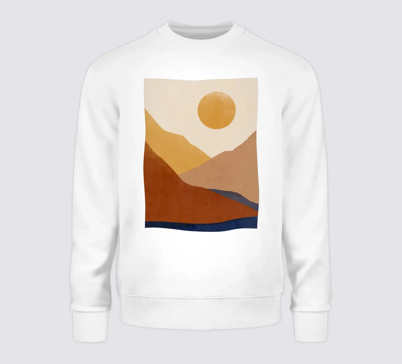 Paesaggio astratto moderno felpa da LeaDArt