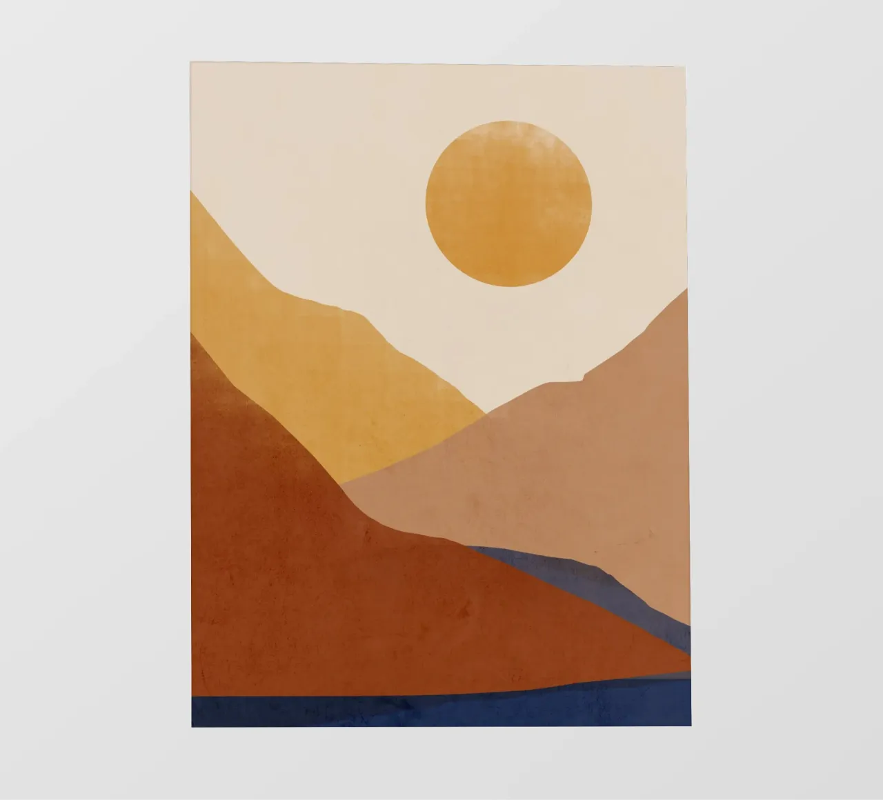 Paesaggio astratto moderno telo in pvc da LeaDArt