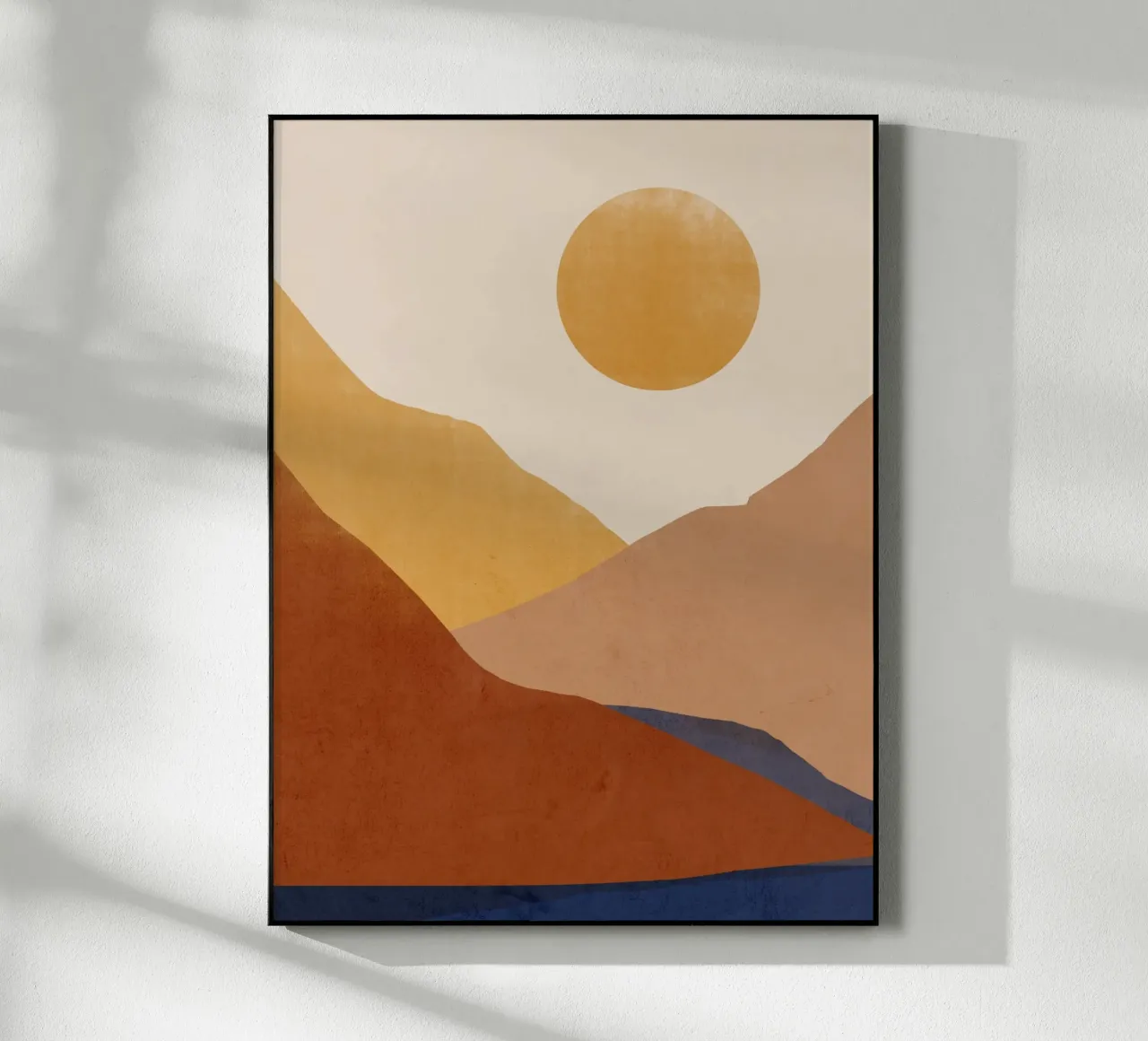 Paisaje abstracto moderno metacrilato de LeaDArt