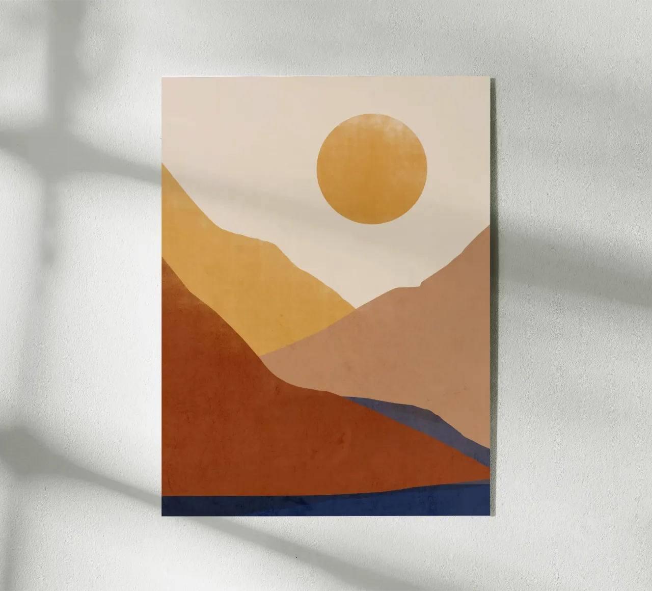Paisaje abstracto moderno metacrilato de LeaDArt