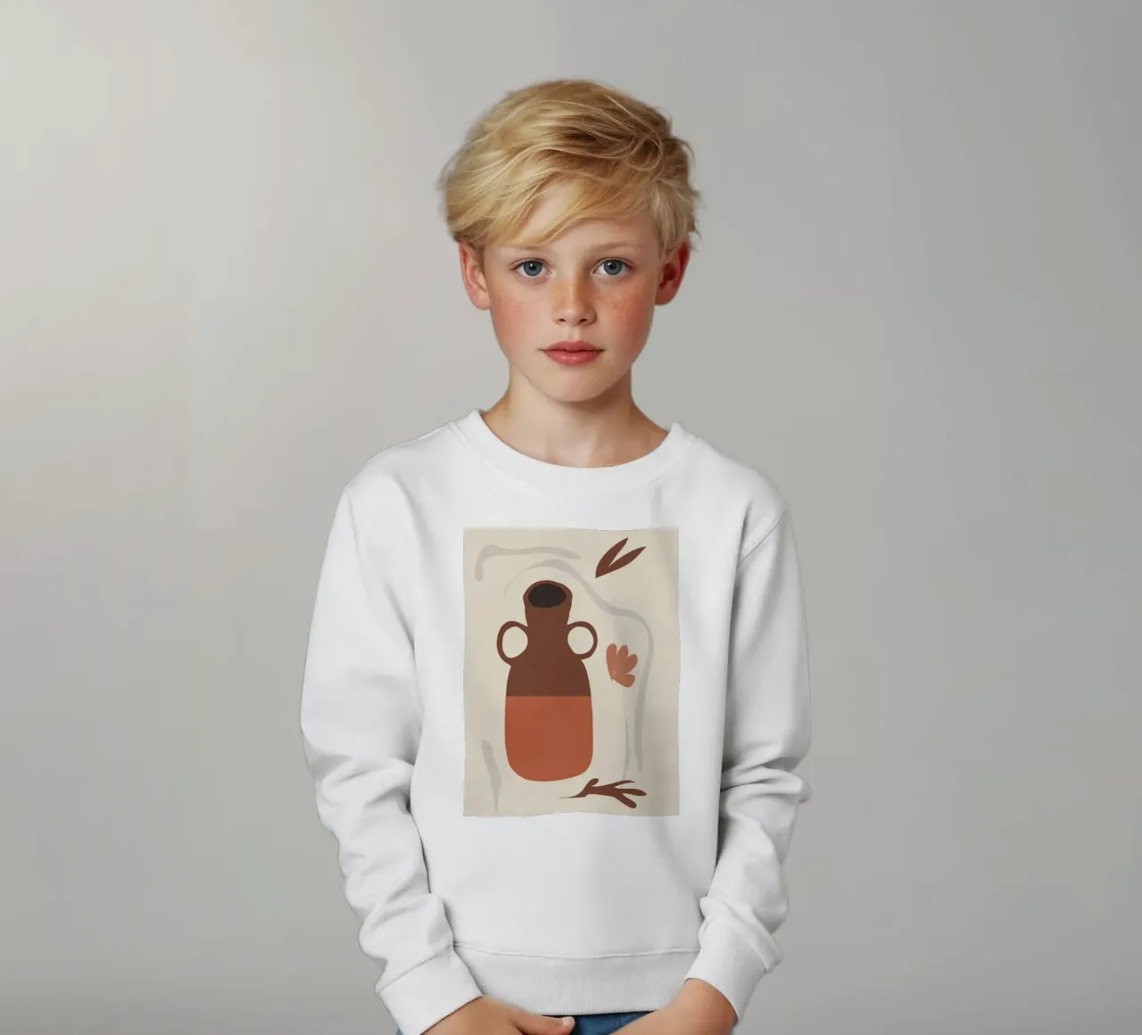 Vaso antico felpa bambino da LeaDArt