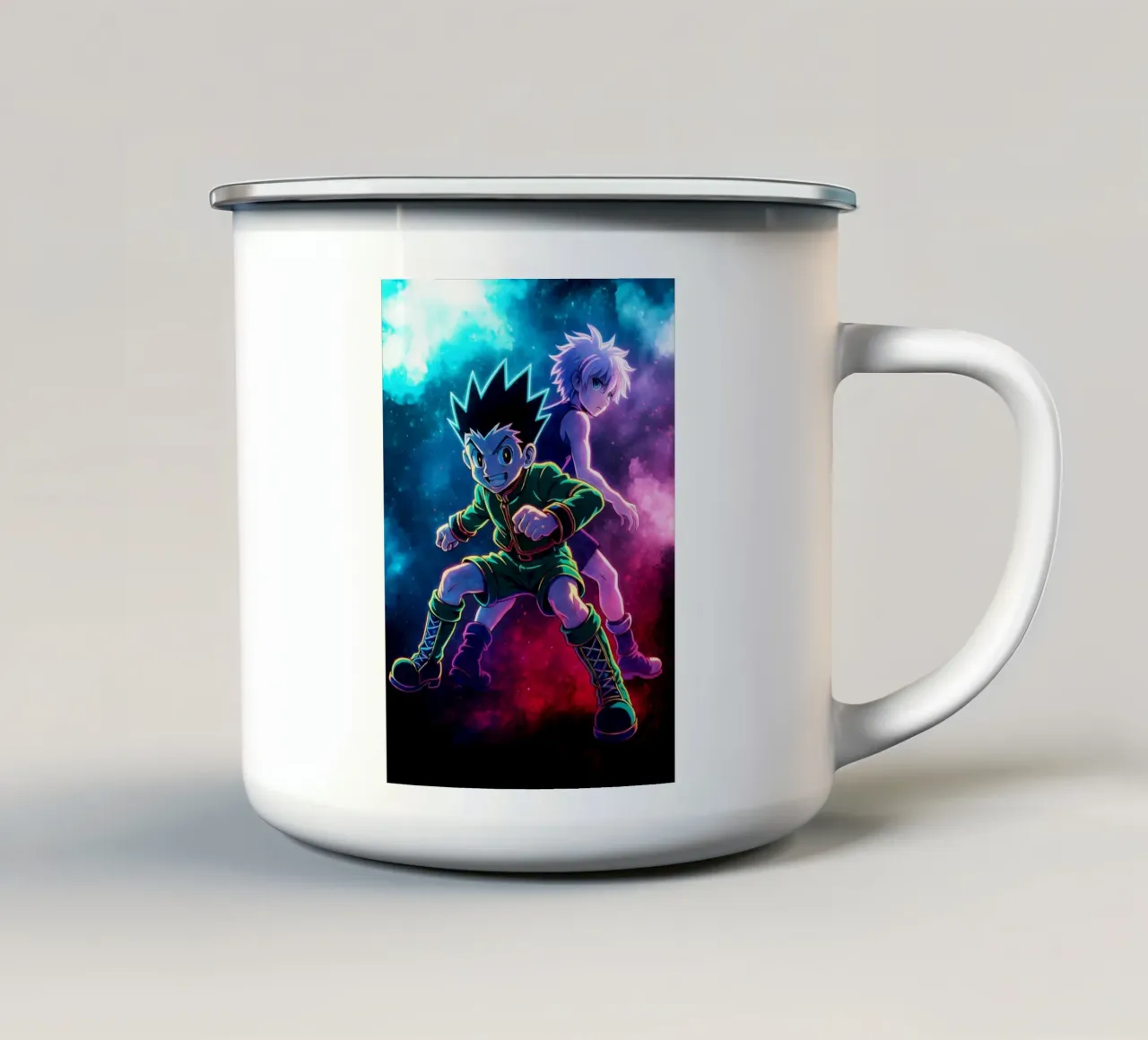 Seele von Jäger x Jäger Emaille Tasse von DGSoulheroes