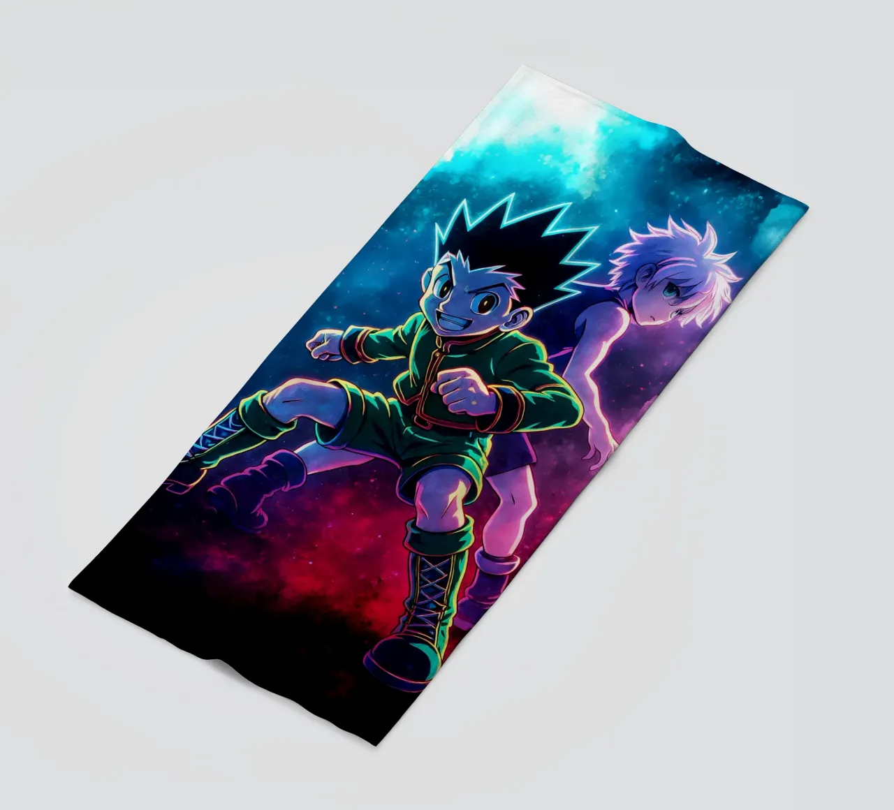 Anima di cacciatore x cacciatore telo mare da DGSoulheroes