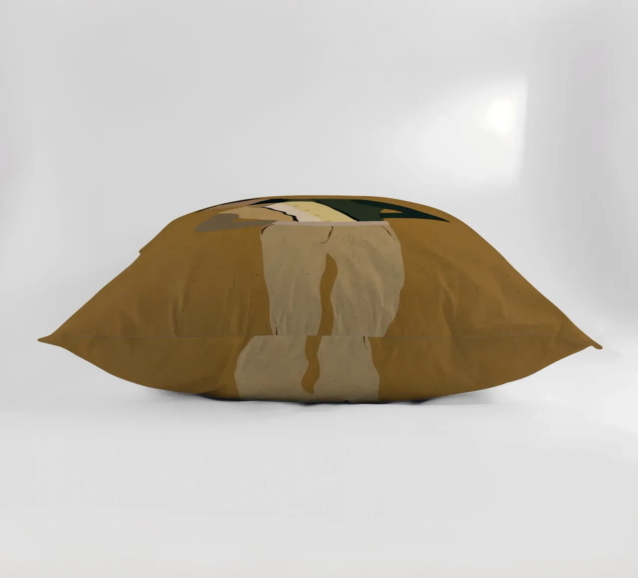 Uomo in beige cuscino da LeaDArt