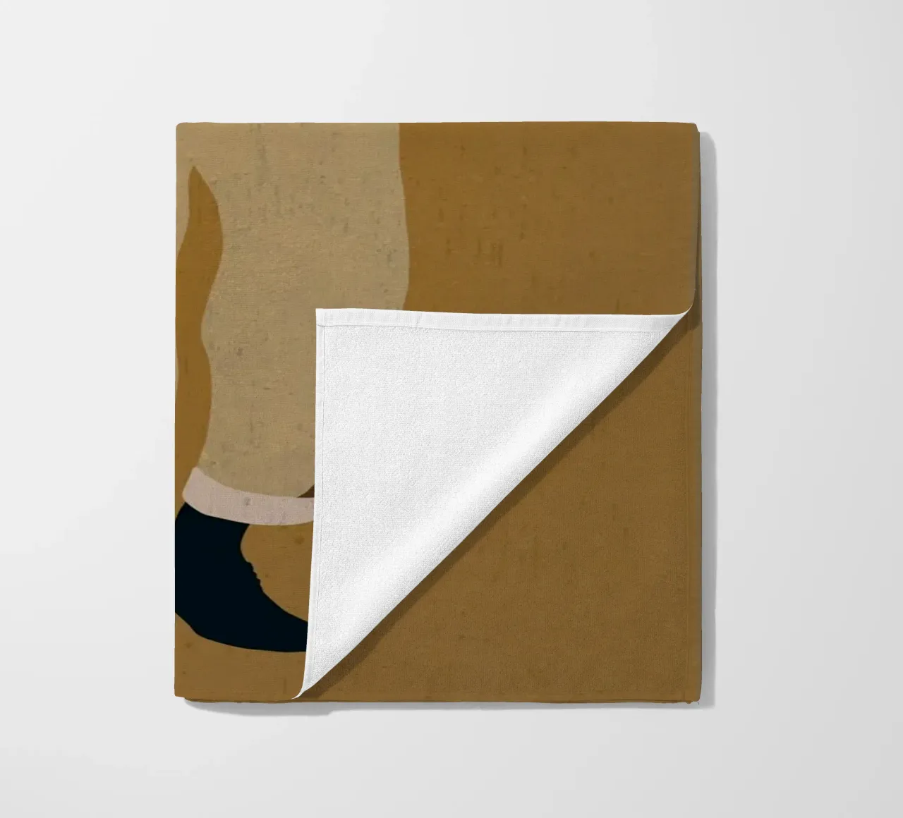 Uomo in beige telo mare da LeaDArt