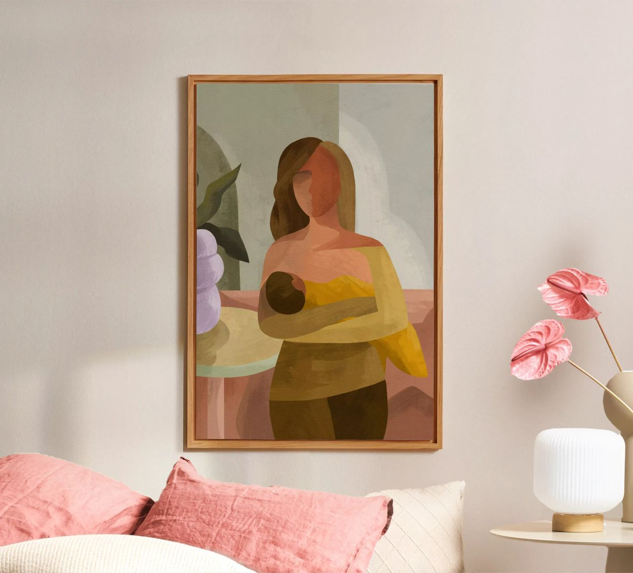 The Strong Mother alluminio dibond da Goed Blauw