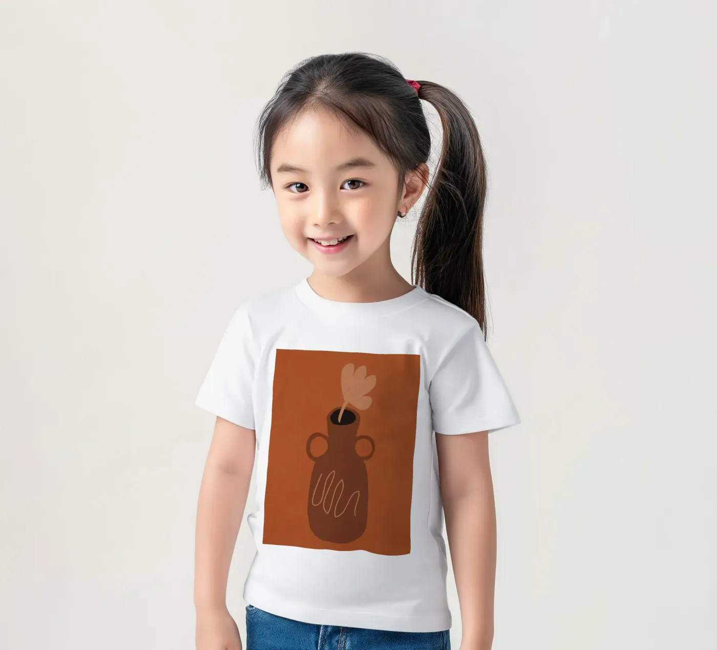 Fiore singolo t-shirt bambini da LeaDArt