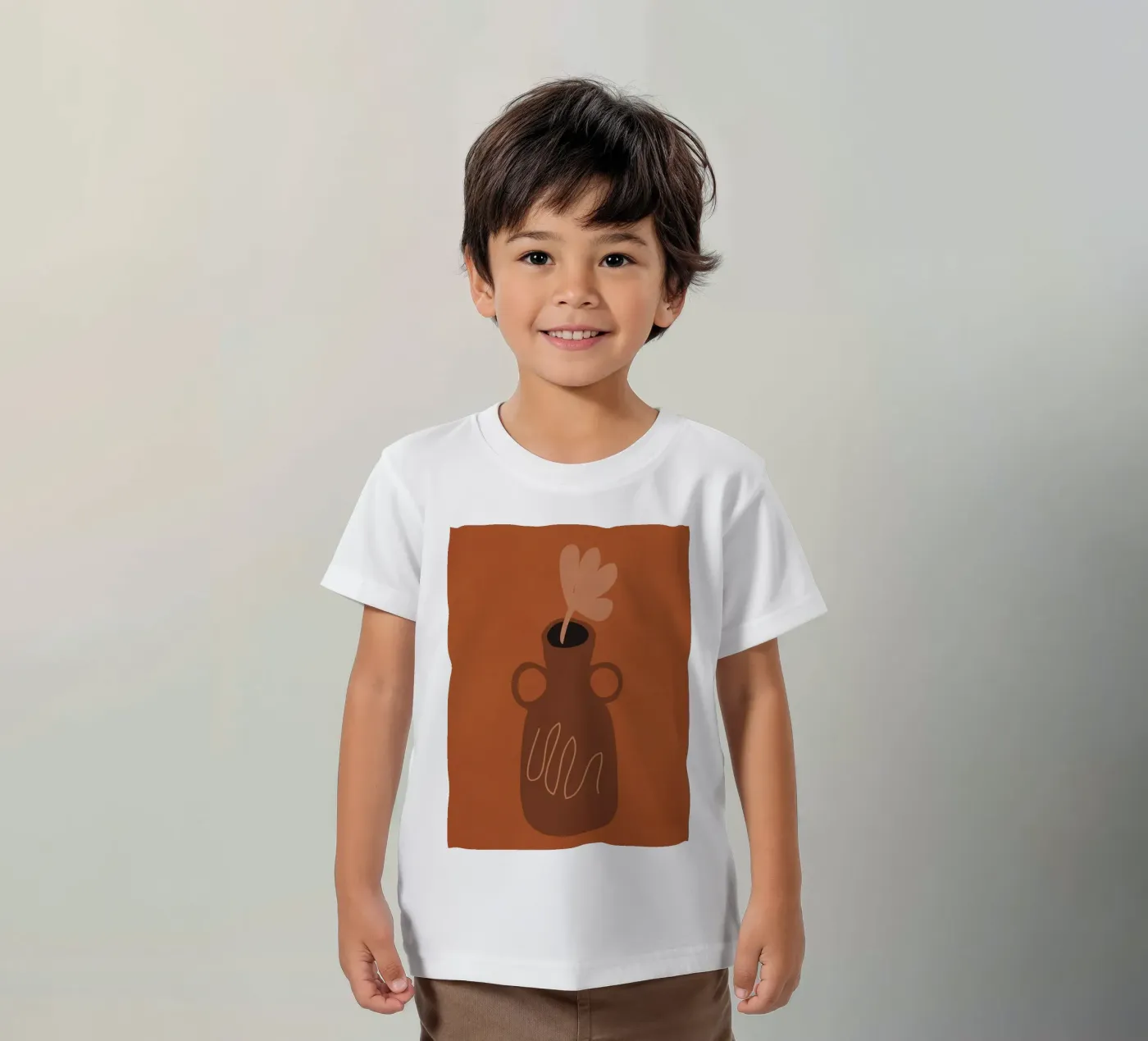 Fiore singolo t-shirt bambini da LeaDArt