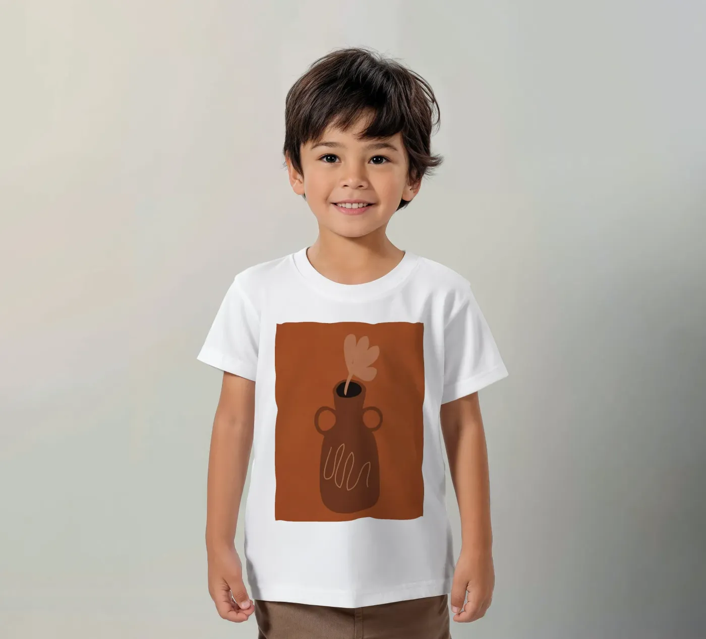 Fiore singolo t-shirt bambini da LeaDArt