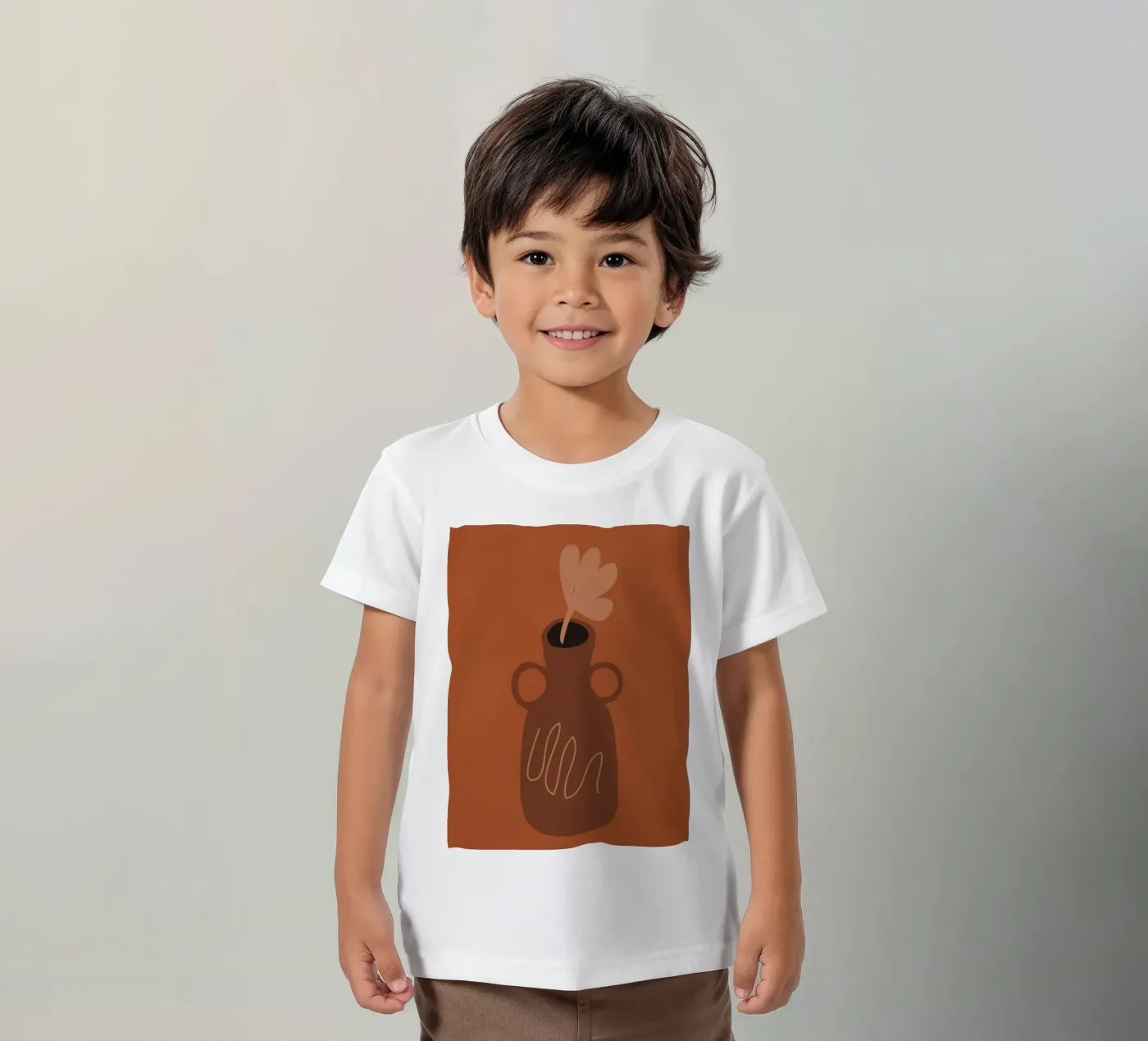 Fiore singolo t-shirt bambini da LeaDArt