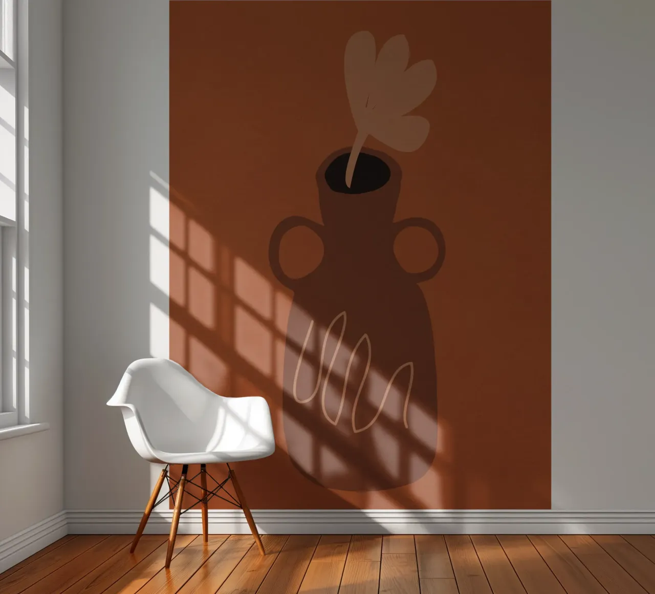 Enkele bloei fotobehang van LeaDArt