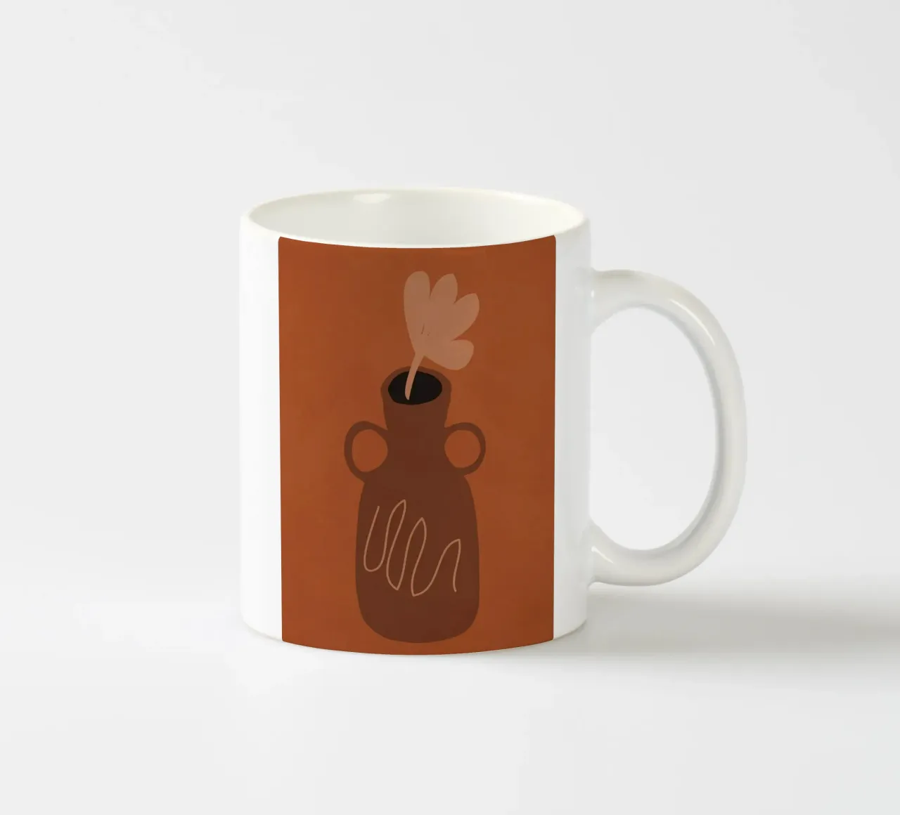 Single Bloom ceramic mug by LeaDArt