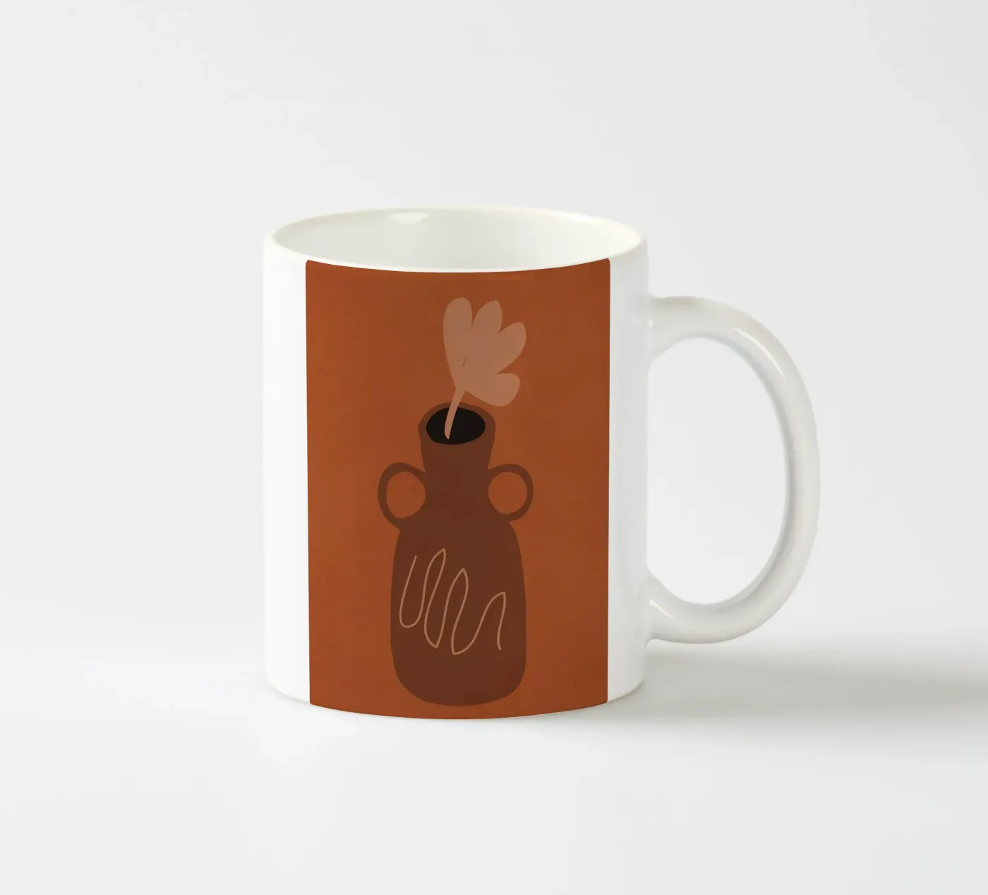 Single Bloom ceramic mug by LeaDArt