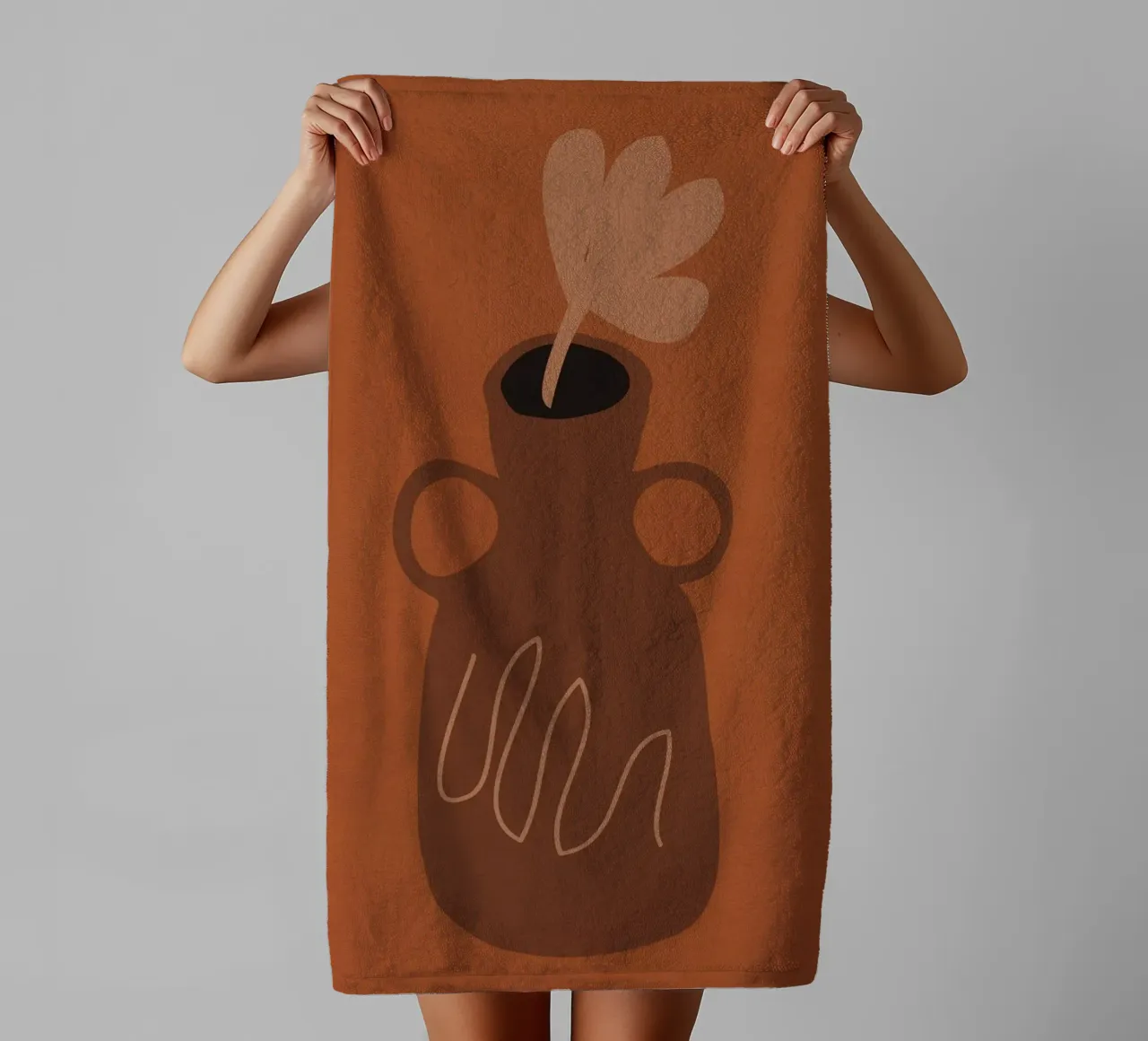 Single Bloom towel by LeaDArt